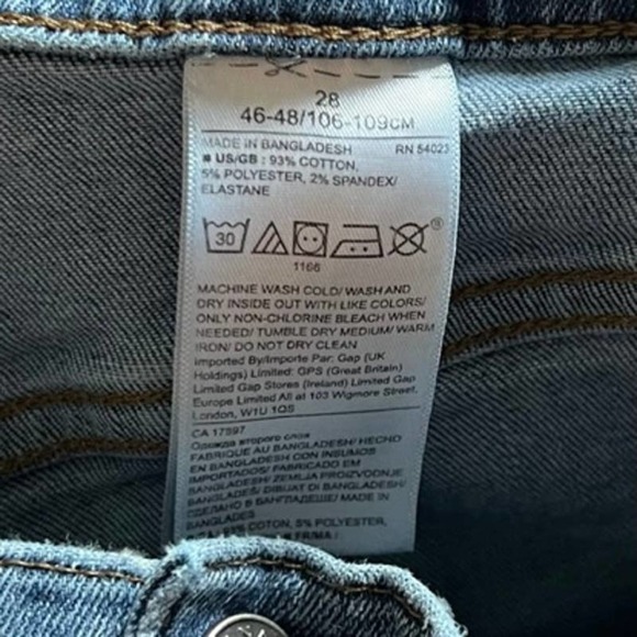 BANANA Republic Premium Denim Skinny Fit Mid Rise Stretch Blue Jeans Women's 28 - Picture 7 of 7